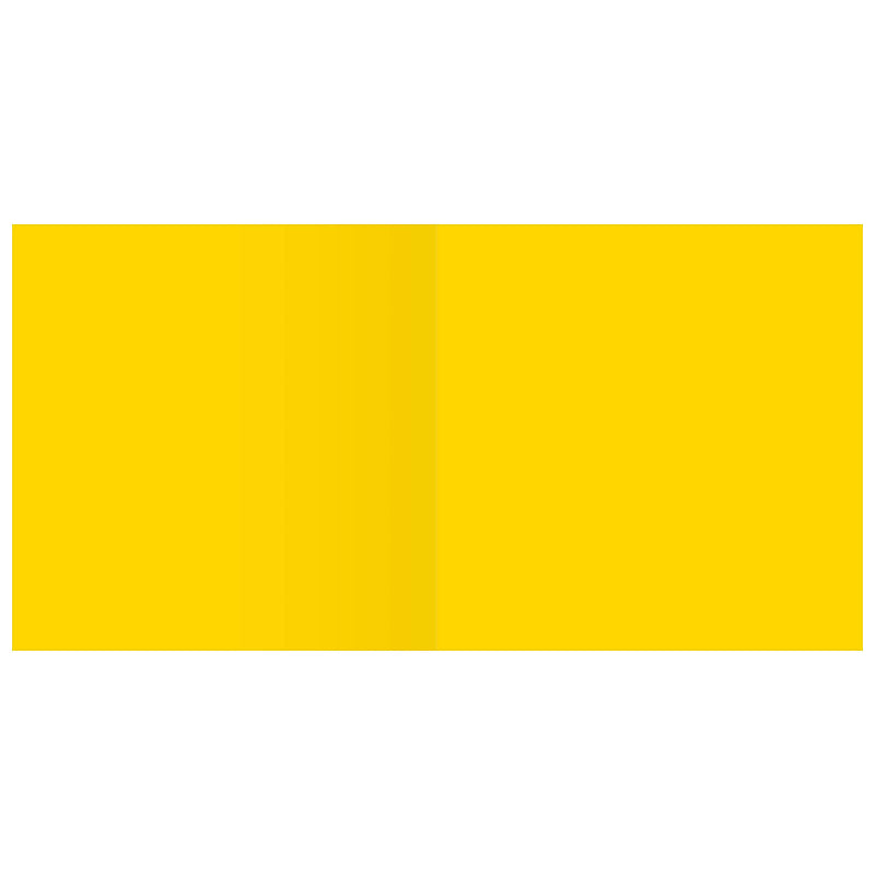 Solid yellow color swatch on a white background