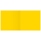 Solid yellow color swatch on a white background