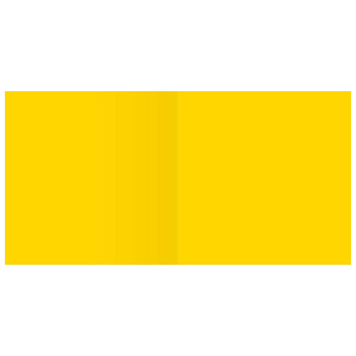 Solid yellow color swatch on a white background