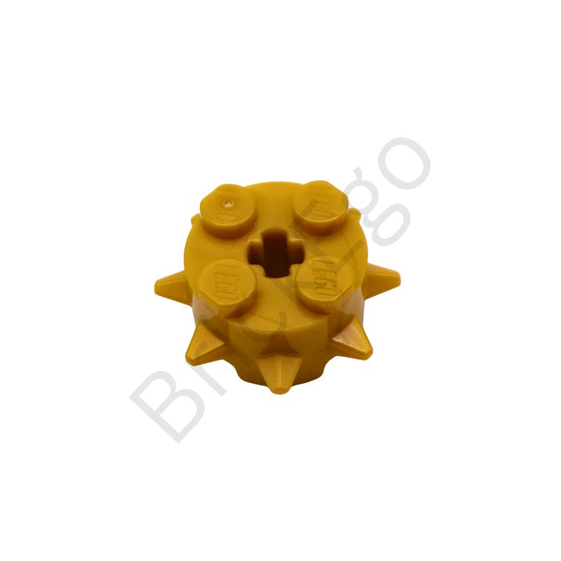 LEGO Design, Brick 2x2x1, Circle W/ Spikes