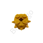 LEGO Design, Brick 2x2x1, Circle W/ Spikes