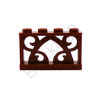 LEGO IRON FENCE 1X4X2 W/ 4 STUDS