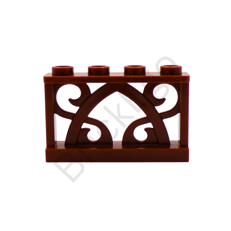 LEGO IRON FENCE 1X4X2 W/ 4 STUDS