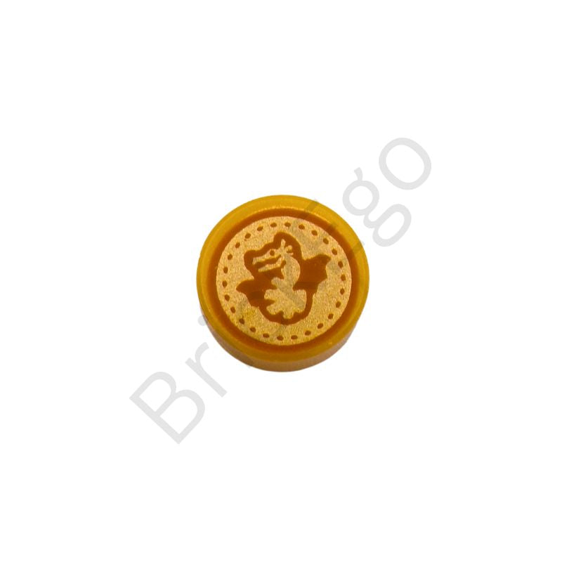 LEGO Round TILE 1X1 Decorated Replacement Part - Unum Galleon