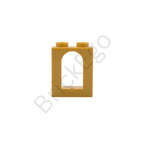 LEGO Wall 1x2x2 W. Bowed Slit
