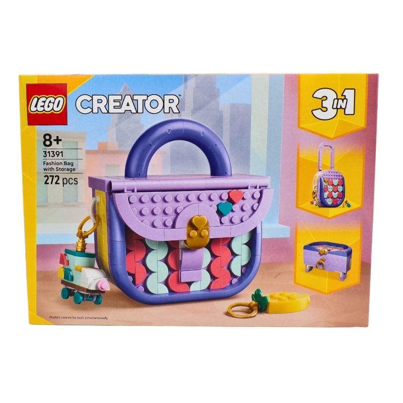 LEGO® Creator 3‑in‑1 Fashion Bag with Storage (31391)