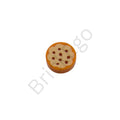 LEGO Tile 1 x 1 Round with Cookie Pattern with Choc Chips