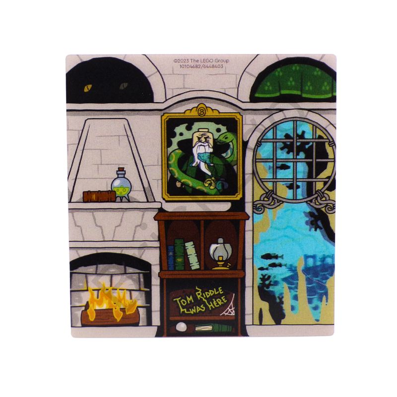 LEGO Harry Potter 3D Backdrop Slytherin Common Room