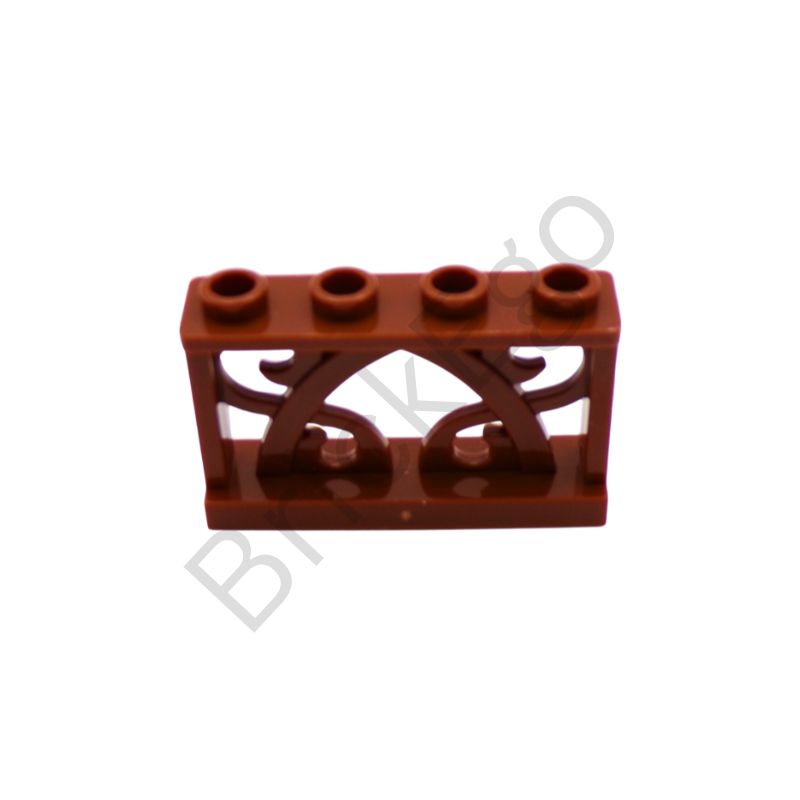 LEGO IRON FENCE 1X4X2 W/ 4 STUDS