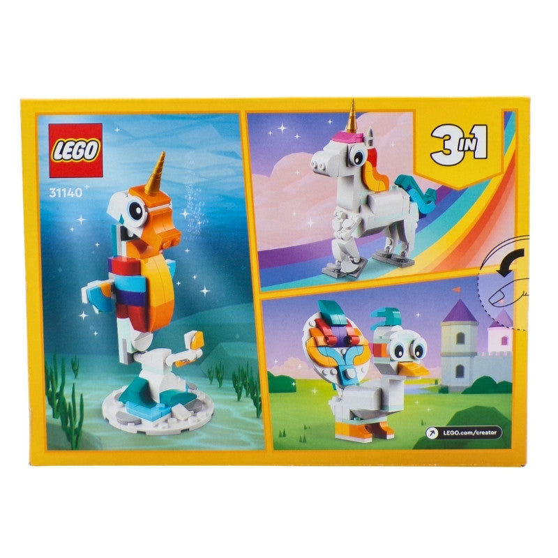 LEGO® Creator 3 in 1 Magical Unicorn Toy Animal Playset