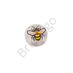 LEGO Tile 1 x 1 Round with Bee Pattern