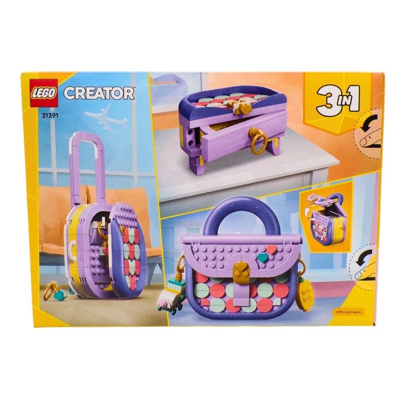LEGO® Creator 3‑in‑1 Fashion Bag with Storage (31391)