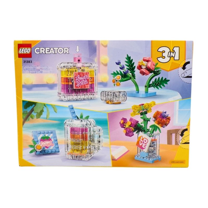 LEGO® Creator 3‑in‑1 Floral Perfume Bottle (31383)