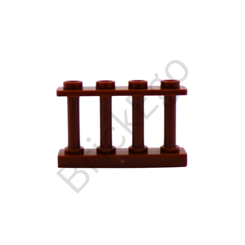LEGO FENCE 1X4X2 W. 4 KNOBS
