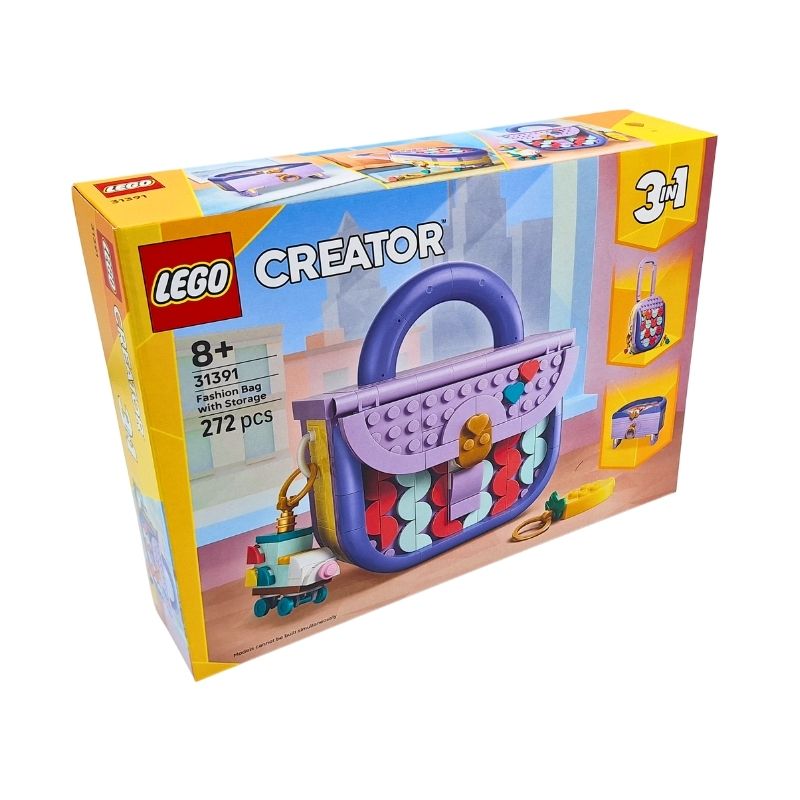 LEGO® Creator 3‑in‑1 Fashion Bag with Storage (31391)