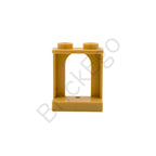 LEGO Wall 1x2x2 W. Bowed Slit