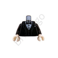 LEGO Minifigure Torso Tuxedo Jacket Open with Bow Tie