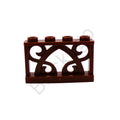 LEGO IRON FENCE 1X4X2 W/ 4 STUDS