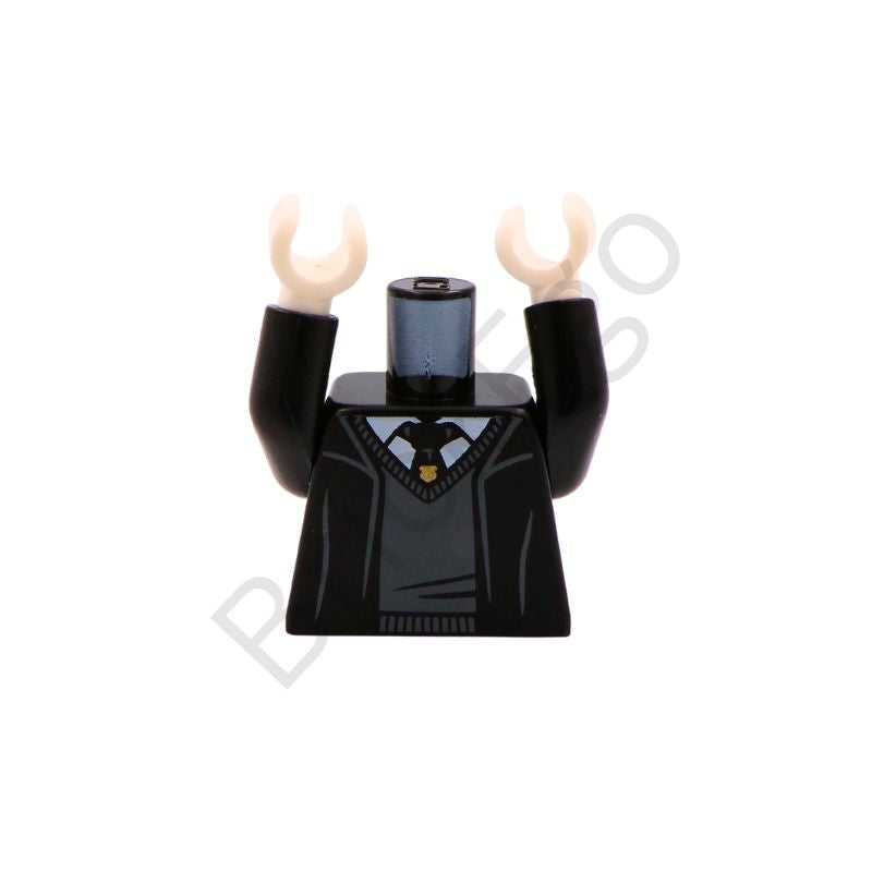 LEGO Minifigure Torso with Robe and Tie Pattern (Hogwarts Crest)