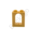 LEGO Wall 1x2x2 W. Bowed Slit