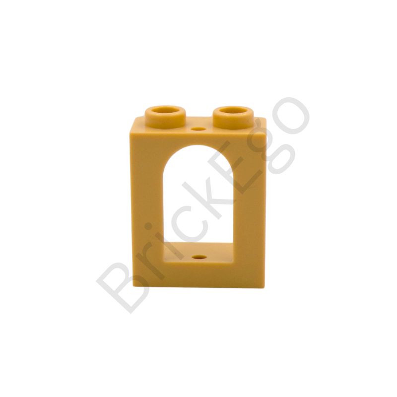 LEGO Wall 1x2x2 W. Bowed Slit