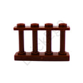 LEGO FENCE 1X4X2 W. 4 KNOBS