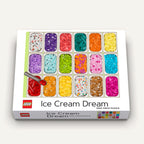 LEGO Ice Cream Dream set packaging with colorful ice cream scoops on a white background