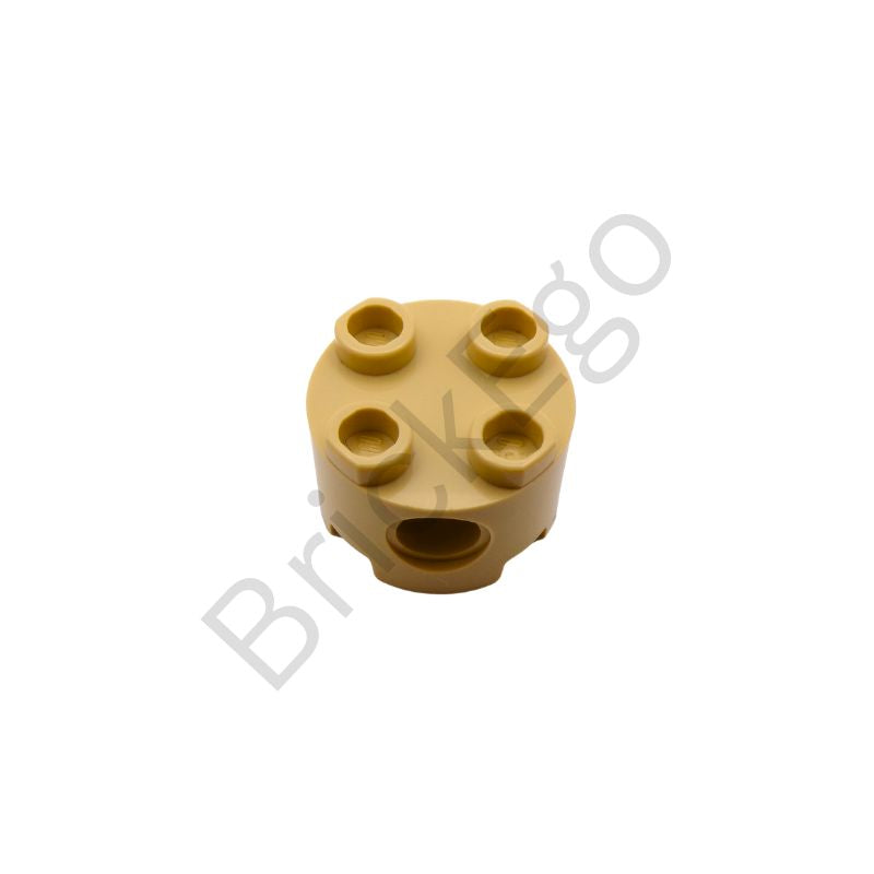 LEGO Brick 2X2 Round with Hole Ø4.85 - Brick Yellow 6232037