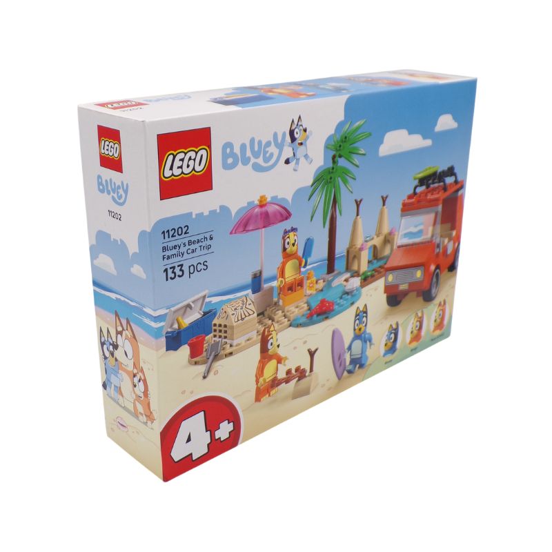 LEGO® Bluey 11202 Bluey's Beach & Family Car Trip Set