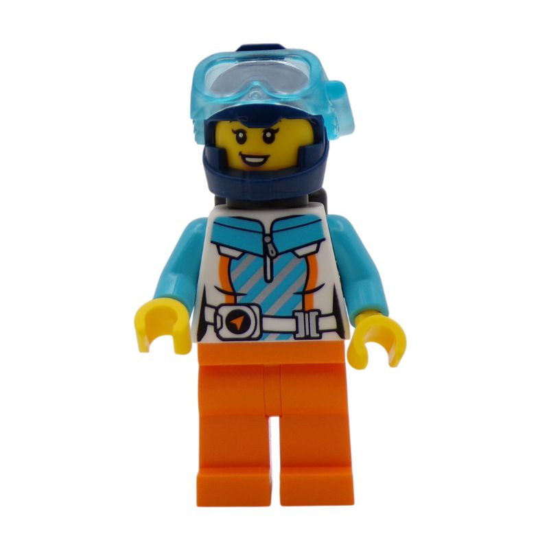 LEGO® CITY Diver With Underwater Accessories Minifigure