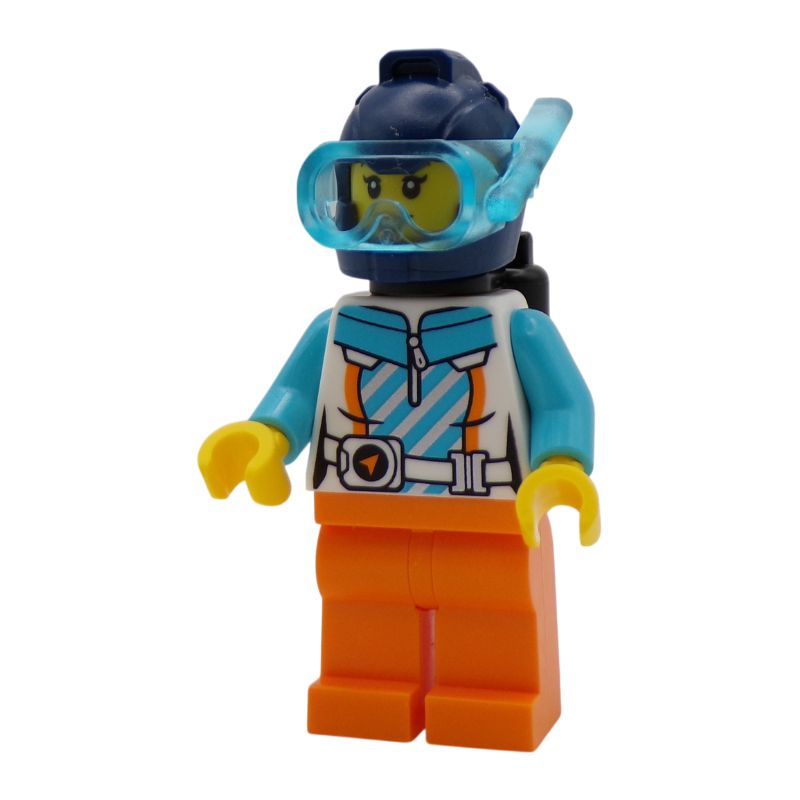 LEGO® CITY Diver With Underwater Accessories Minifigure