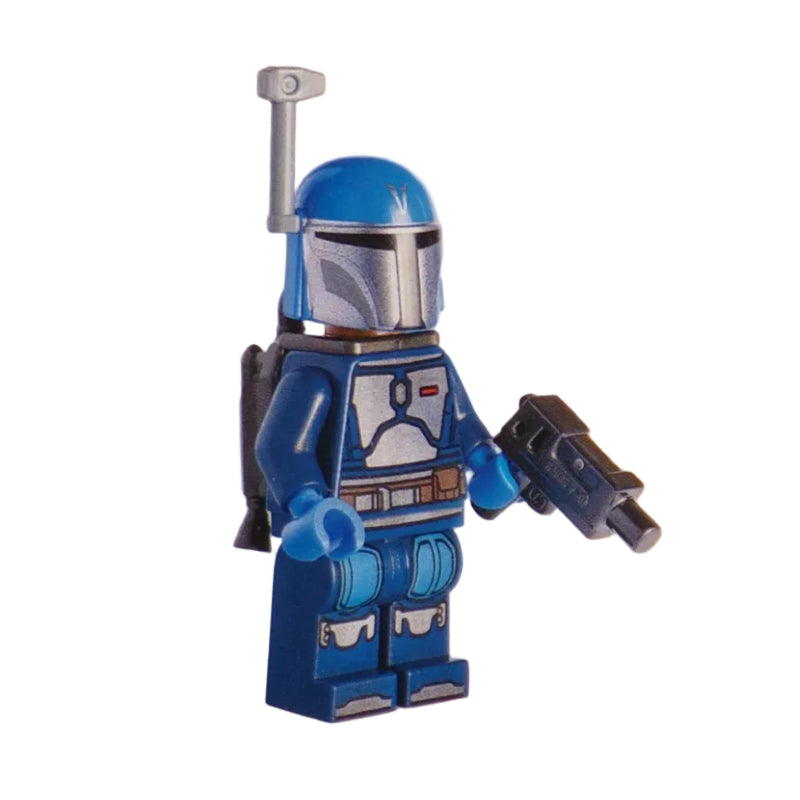 LEGO 'Bricktivity' packaging with a blue character figure and 'The Mandalorian' branding.