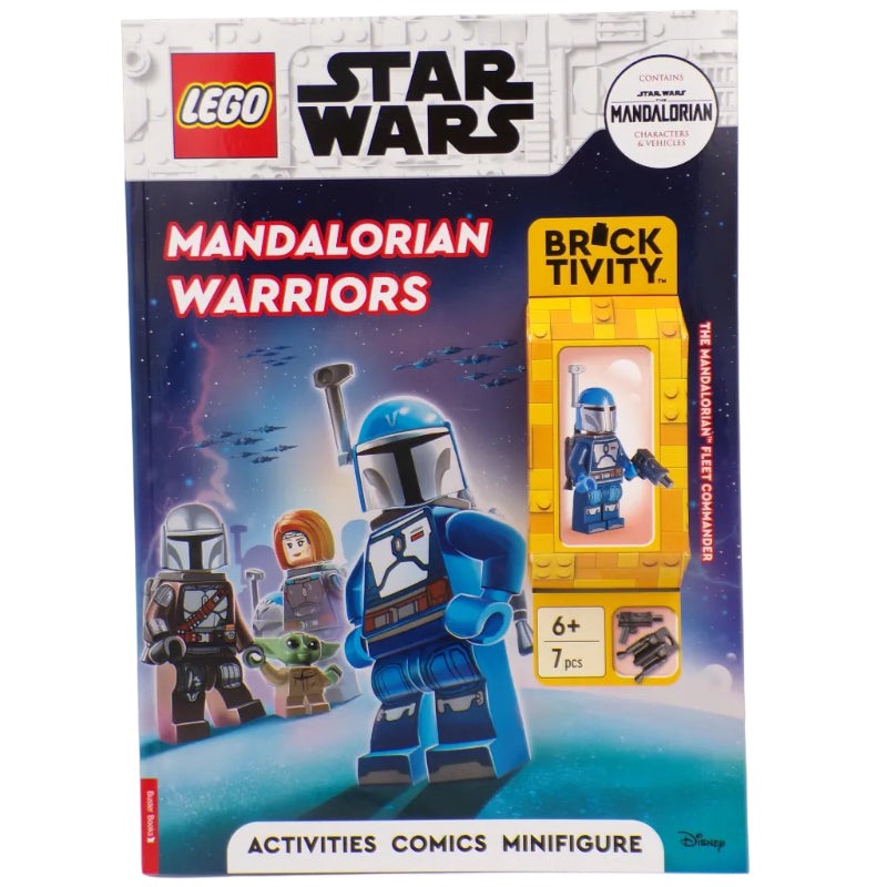 LEGO Star Wars The Mandalorian Warriors packaging on a gray background