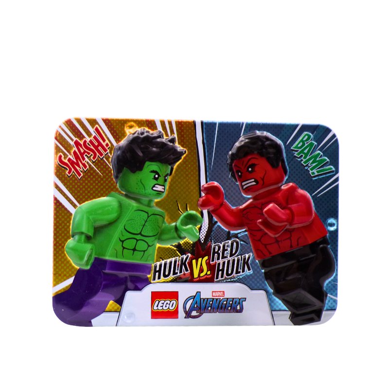 LEGO Marvel Avengers HULK Vs Red HULK Limited Edition Tin