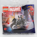 Lego Marvel Venom Street Bike packaging on a white background