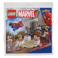 LEGO Marvel Spider-Man set packaging on a gray background