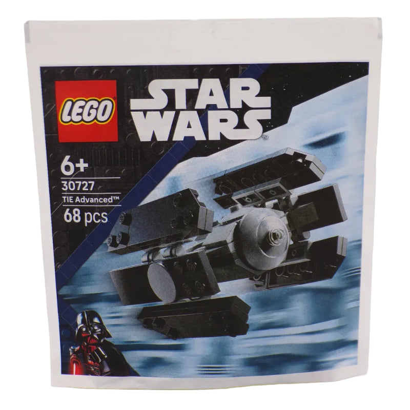 LEGO Star Wars TIE Advanced set packaging on a white background