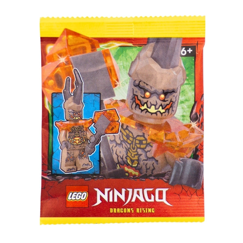 LEGO Ninjago Dragons Rising Earth Monster Minifigure Paper Bag