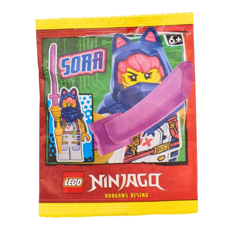 LEGO Ninjago Dragons Rising Sora Minifigure Paper Bag