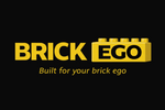 BRICKEGO Logo - Yellow and Black Theme