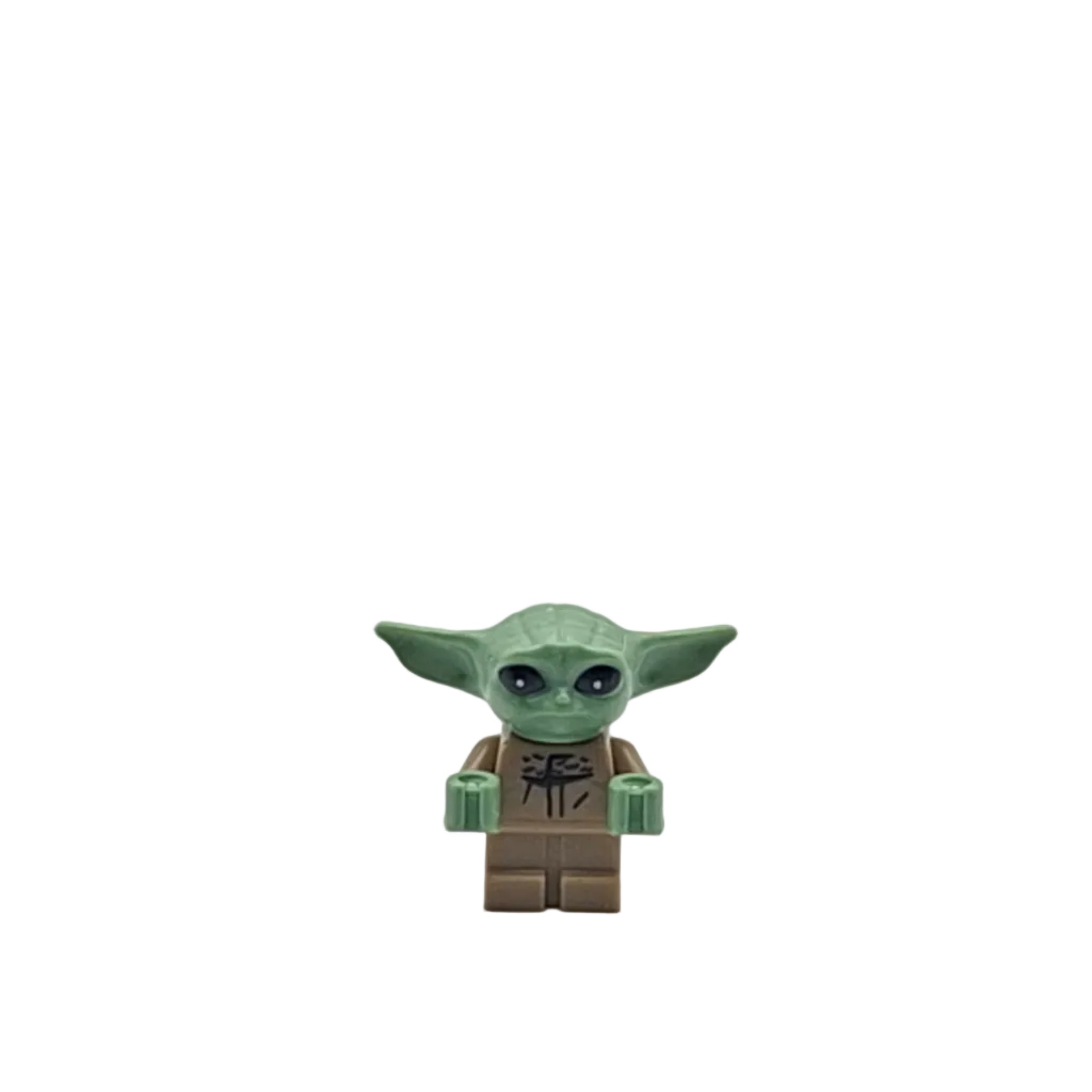 LEGO Baby Yoda figure on a white background