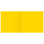 Solid yellow color swatch on a white background
