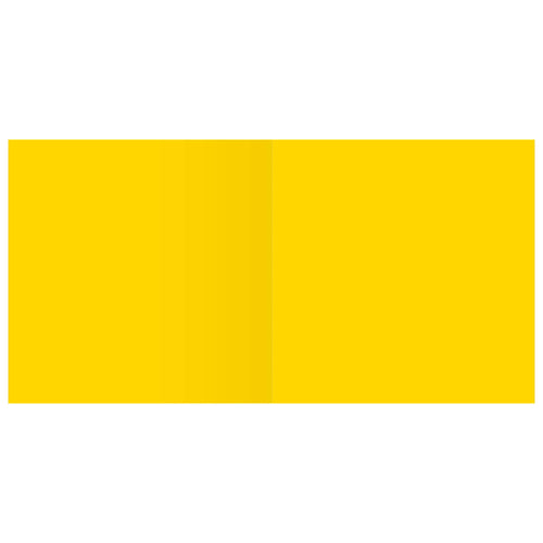 Solid yellow color swatch on a white background