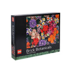 LEGO Brick Botanicals puzzle box with colorful floral design on a white background