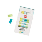 LEGO® Brick Erasers Blue & Green Set Of 8