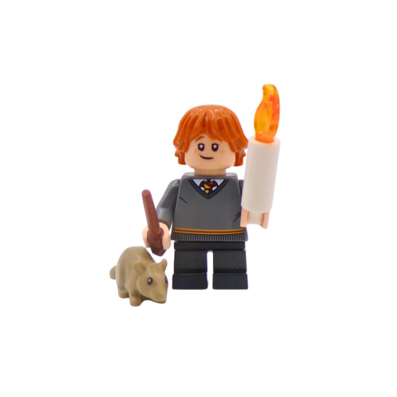 LEGO® Harry Potter™ Ron Weasley Minifigure with Gryffindor Sweater and Accessories - HP151