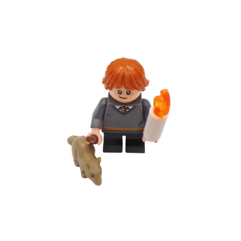 LEGO® Harry Potter™ Ron Weasley Minifigure with Gryffindor Sweater and Accessories - HP151