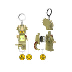 LEGO character keychain with light-up feature on a white background