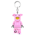 LEGO pig character keychain on a white background