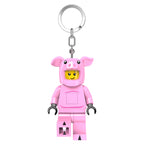 LEGO pig character keychain on a white background